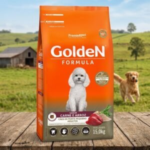 Ração Golden Formula Cães Adultos Mini Bits Carne 15kg