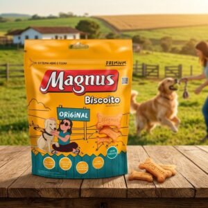 Biscoito Magnus Original para Cães Adultos 400g - Petisco Saudável