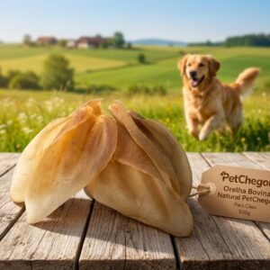 Orelha Bovina Natural para Cães 300g