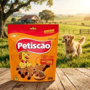 Bifinho Petiscão Mastigável Sabor Carne 500g