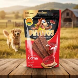 Bifinho Carne Petitos Filezitos 60g para Cães