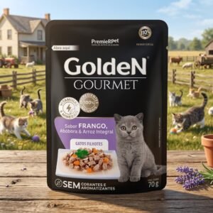 Sachê Golden Gourmet Gatos Filhotes Frango 70g