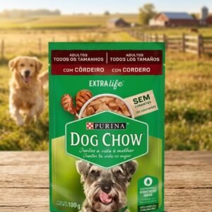 Sachê Dog Chow Cordeiro para Cães Adultos 100g